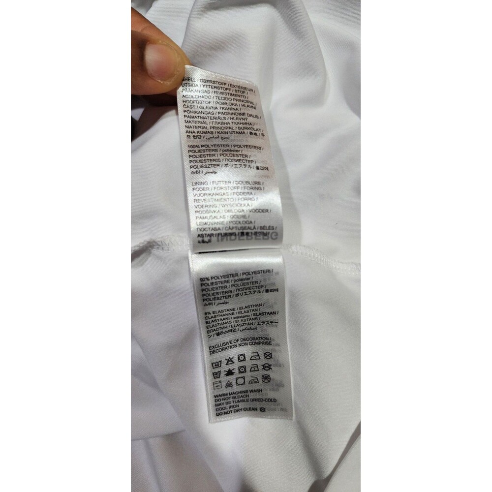 J. Lindeberg Women's Zoe Golf Skirt Size M White - Picture 9 of 12